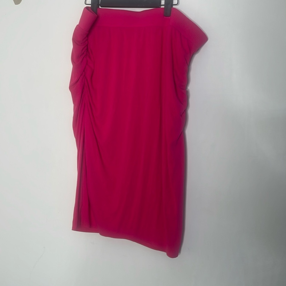 Torrid pink midi high waisted skirt sz 2​